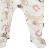 Baby & Toddler Girls Horses Footed Fleece Pajamas