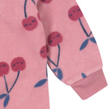 Baby & Toddler Girls Cherries Footed Fleece Pajamas