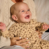 Baby & Toddler Girls Leopard Footed Fleece Pajamas