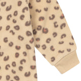 Baby & Toddler Girls Leopard Footed Fleece Pajamas