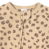 Baby & Toddler Girls Leopard Footed Fleece Pajamas