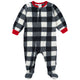 Baby & Toddler Neutral Gingham Footed Fleece Pajamas