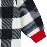 Baby & Toddler Neutral Gingham Footed Fleece Pajamas