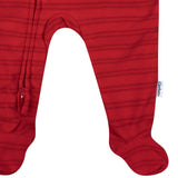 Baby & Toddler Neutral Stripe Footed Fleece Pajamas