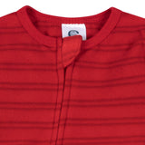 Baby & Toddler Neutral Stripe Footed Fleece Pajamas