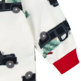 Baby & Toddler Neutral Trucks Footed Fleece Pajamas