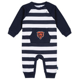 Baby Boys Chicago Bears Football Pajamas With Pouch-Gerber Childrenswear Wholesale