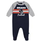 Baby Boys Chicago Bears Footed Pajamas-Gerber Childrenswear Wholesale