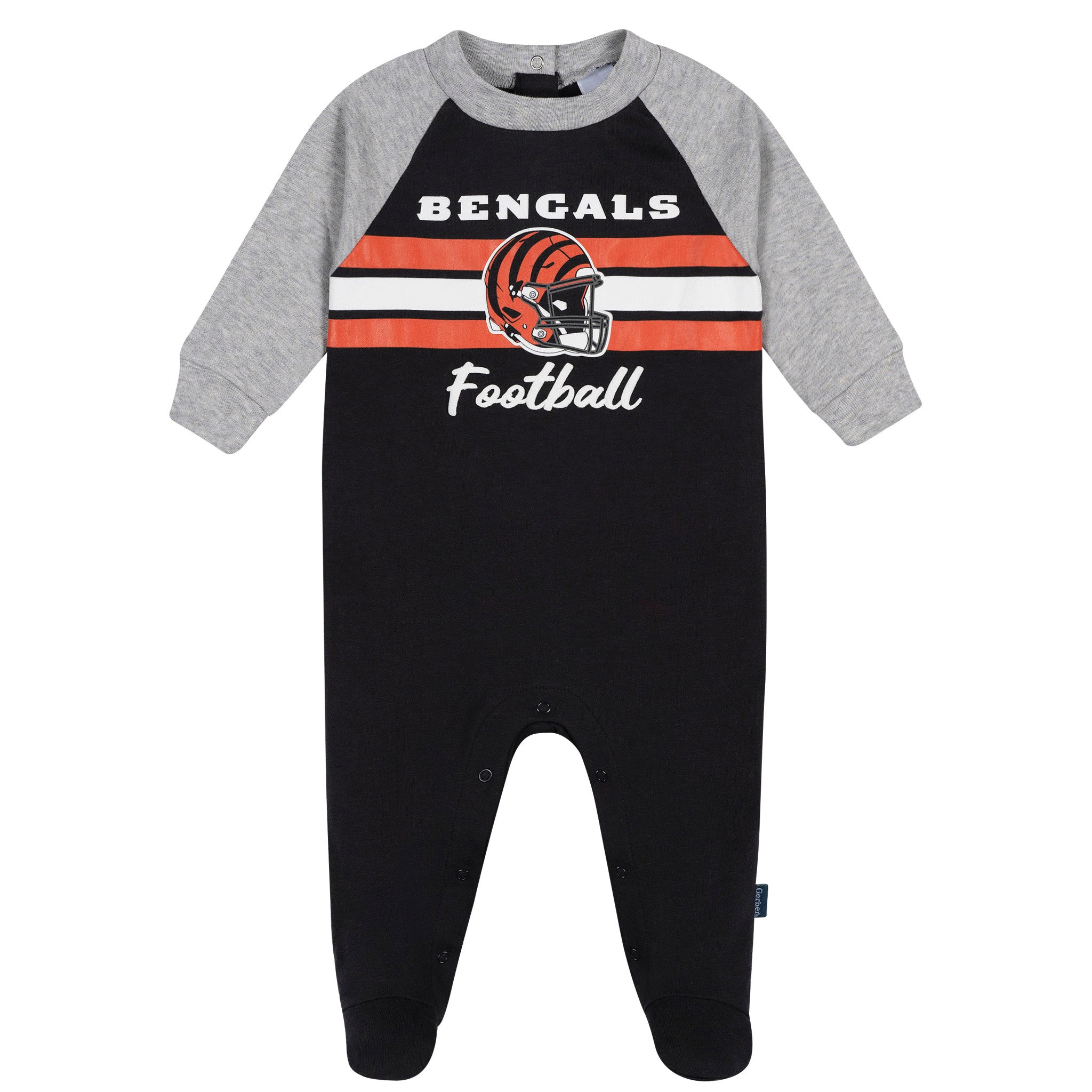 Baby Boys Cincinatti Bengals Footed Pajamas-Gerber Childrenswear Wholesale