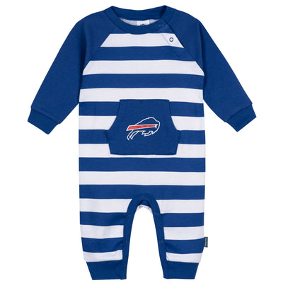 Baby Boys Buffalo Bills Football Pajamas With Pouch-Gerber Childrenswear Wholesale