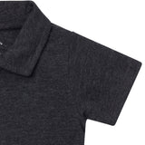 Baby Boys Black Polo Bodysuit-Gerber Childrenswear Wholesale
