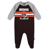 Baby Boys Cleveland Browns Footed Pajamas-Gerber Childrenswear Wholesale