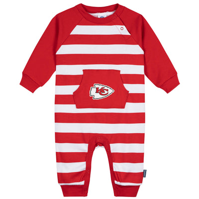 Baby Boys Kansas City Chiefs Football Pajamas With Pouch-Gerber Childrenswear Wholesale