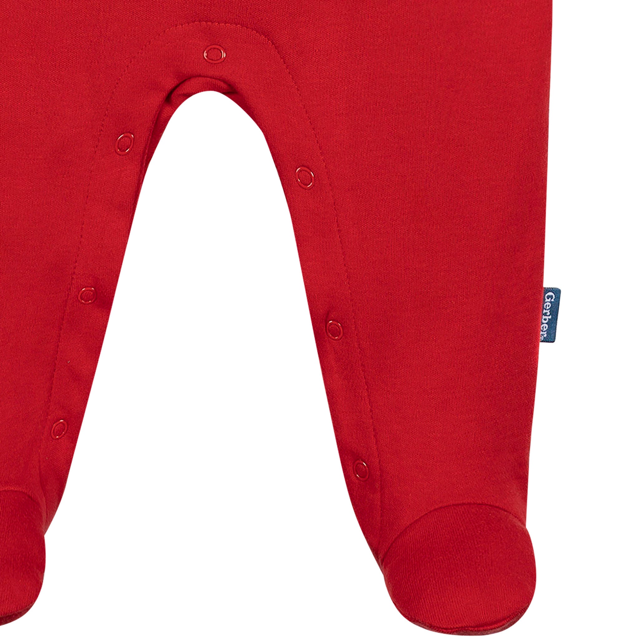 Baby Boys Kansas City Chiefs Footed Pajamas-Gerber Childrenswear Wholesale