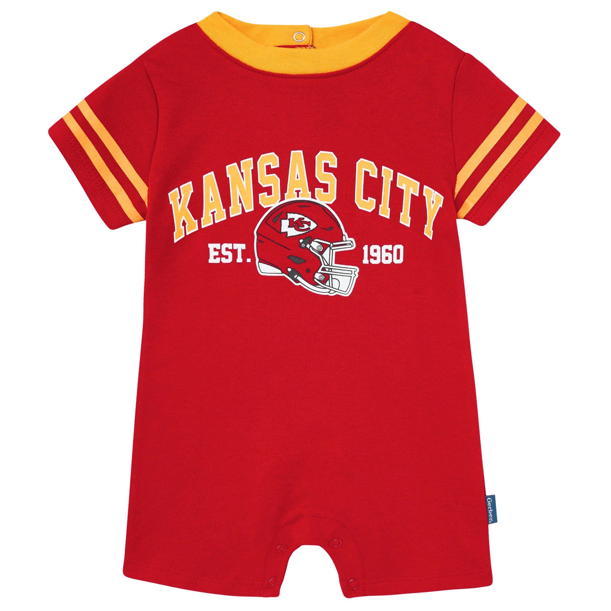 Baby Boys Kansas City Chiefs Romper-Gerber Childrenswear Wholesale