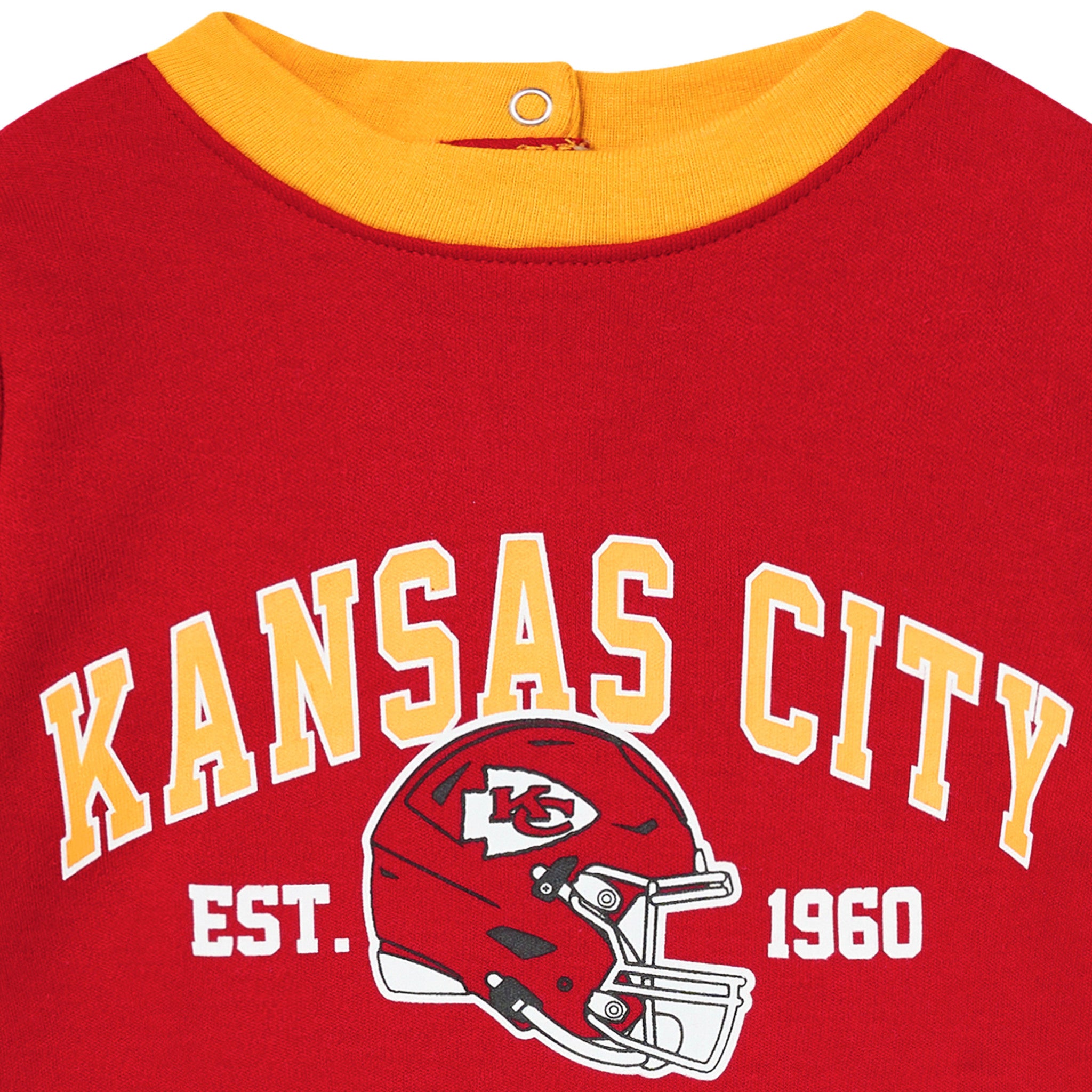 Baby Boys Kansas City Chiefs Romper-Gerber Childrenswear Wholesale