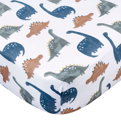Baby Boys Dino Time Crib Sheet-Gerber Childrenswear Wholesale