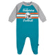 Baby Boys Miami Dolphins Footed Pajamas-Gerber Childrenswear Wholesale