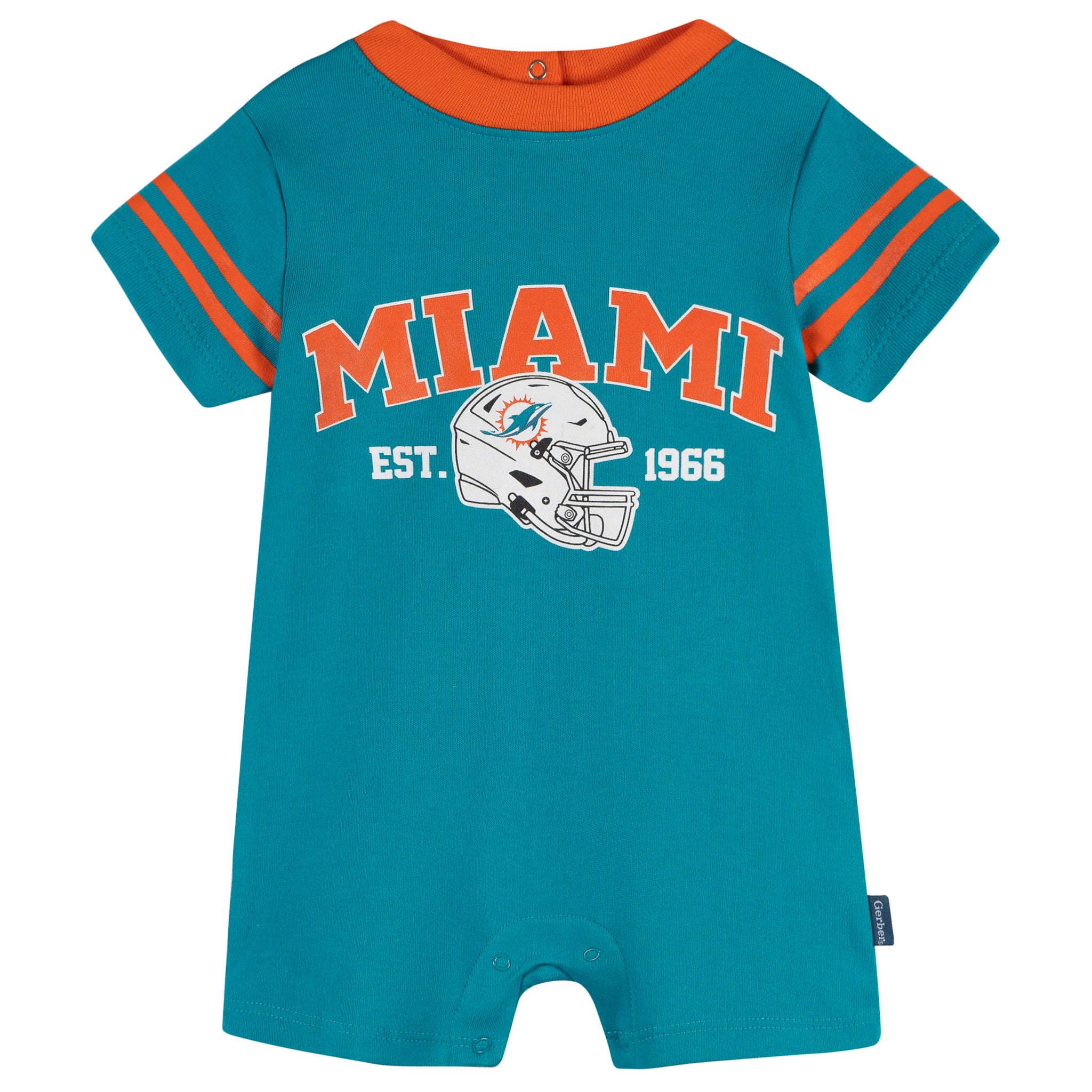 Baby Boys Miami Dolphins Romper-Gerber Childrenswear Wholesale
