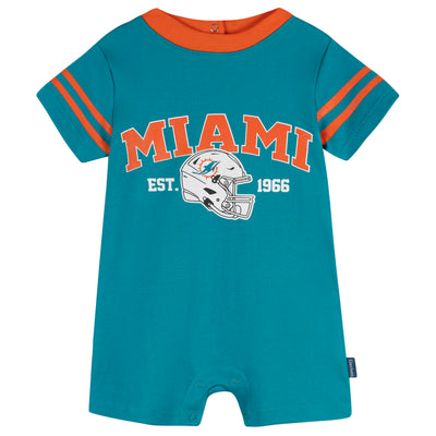 Baby Boys Miami Dolphins Romper-Gerber Childrenswear Wholesale