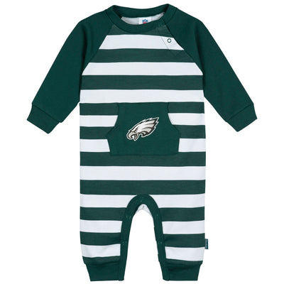 Baby Boys Philadelphia Eagles Football Pajamas With Pouch-Gerber Childrenswear Wholesale