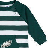 Baby Boys Philadelphia Eagles Football Pajamas With Pouch-Gerber Childrenswear Wholesale