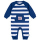 Baby Boys New York Giants Football Pajamas With Pouch-Gerber Childrenswear Wholesale