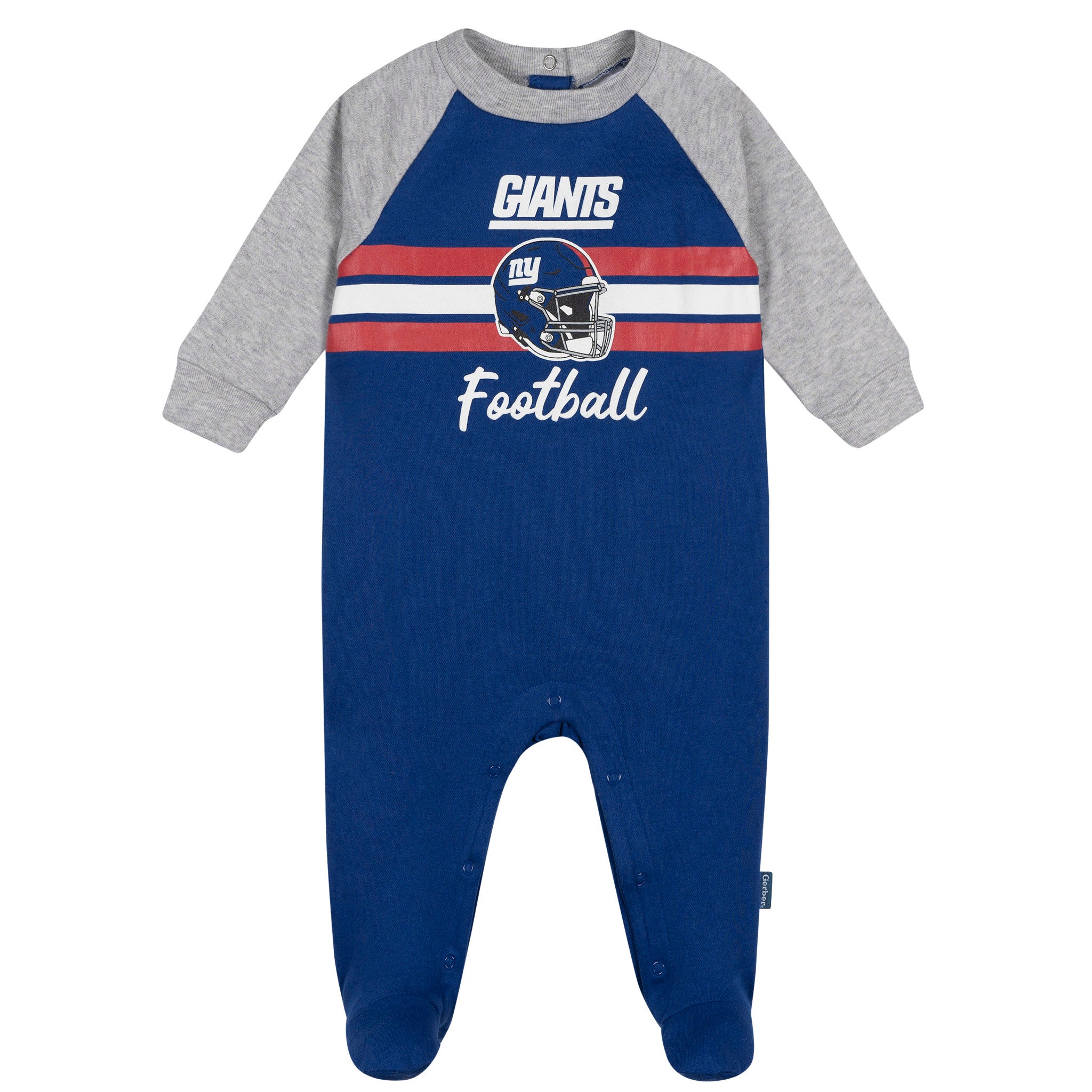 Baby Boys New York Giants Footed Pajamas-Gerber Childrenswear Wholesale