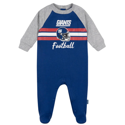 Baby Boys New York Giants Footed Pajamas-Gerber Childrenswear Wholesale