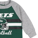 Baby Boys New York Jets Footed Pajamas-Gerber Childrenswear Wholesale