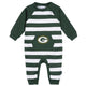 Baby Boys Green Bay Packers Football Pajamas With Pouch-Gerber Childrenswear Wholesale