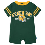Baby Boys Green Bay Packers Romper-Gerber Childrenswear Wholesale