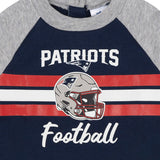 Baby Boys New England Patriots Footed Pajamas-Gerber Childrenswear Wholesale