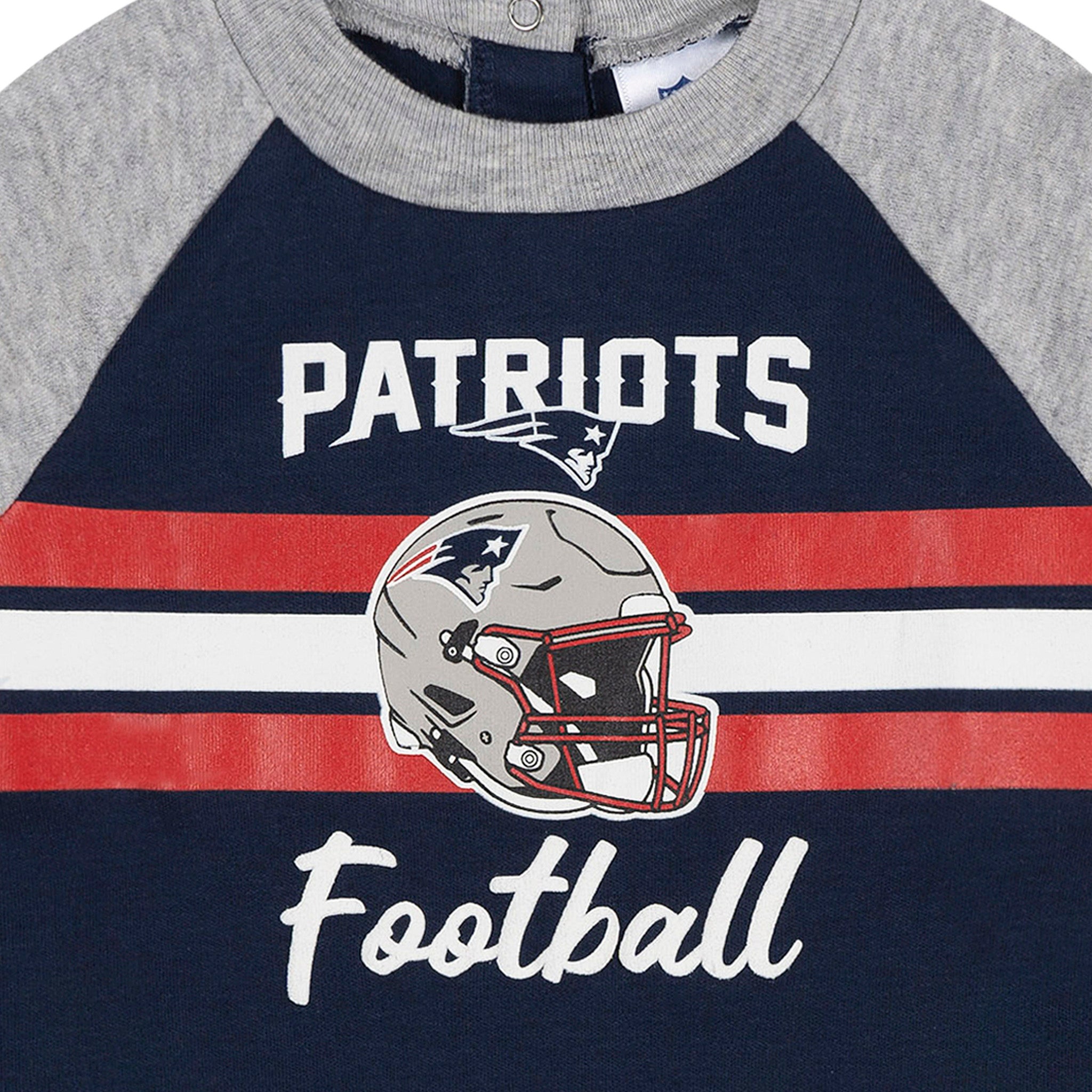 Baby Boys New England Patriots Footed Pajamas-Gerber Childrenswear Wholesale