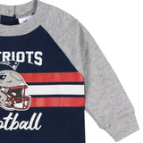 Baby Boys New England Patriots Footed Pajamas-Gerber Childrenswear Wholesale