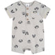 Baby Boys Puppy Dog Faces Short Sleeve Romper-Gerber Childrenswear Wholesale