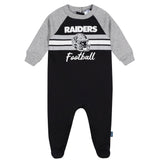 Baby Boys Las Vegas Raiders Footed Pajamas-Gerber Childrenswear Wholesale