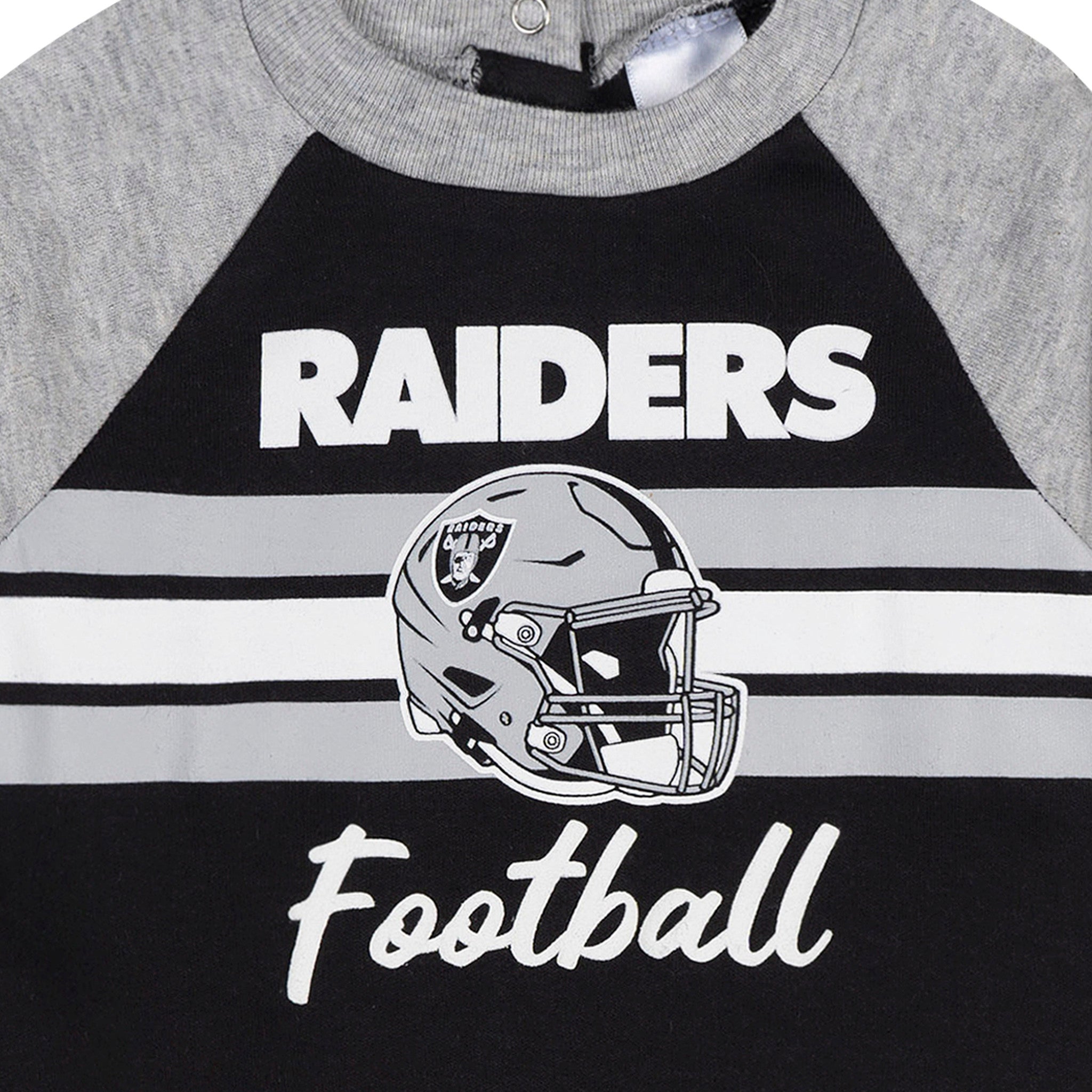 Baby Boys Las Vegas Raiders Footed Pajamas-Gerber Childrenswear Wholesale