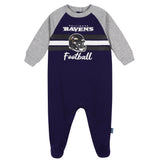 Baby Boys Baltimore Ravens Footed Pajamas-Gerber Childrenswear Wholesale