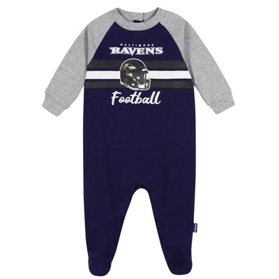 Baby Boys Baltimore Ravens Footed Pajamas-Gerber Childrenswear Wholesale