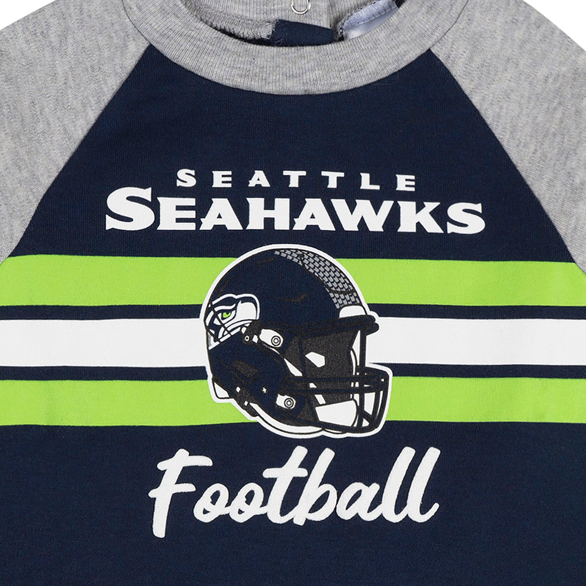 Baby Boys Seattle Seahawks Footed Pajamas-Gerber Childrenswear Wholesale