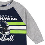 Baby Boys Seattle Seahawks Footed Pajamas-Gerber Childrenswear Wholesale