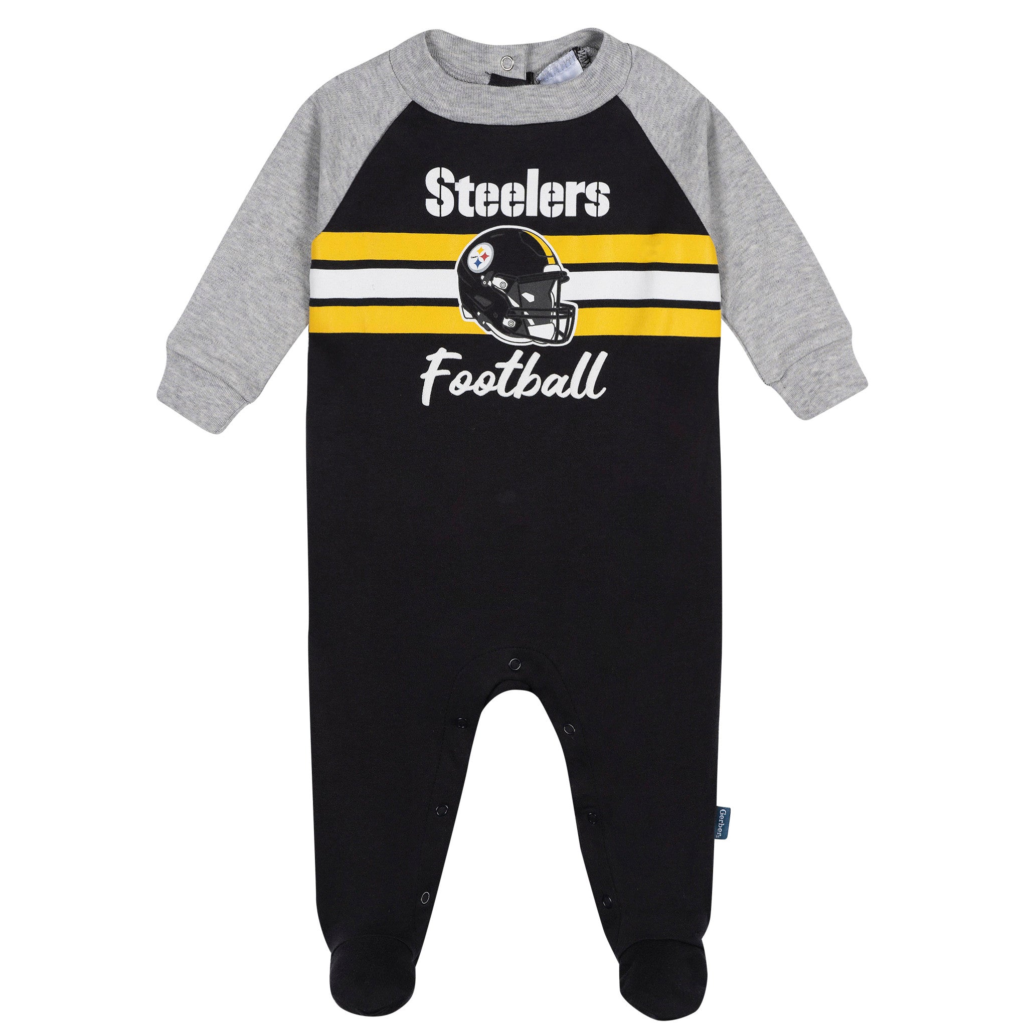 Baby Boys Pittsburgh Steelers Footed Pajamas-Gerber Childrenswear Wholesale