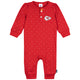 Baby Girls Kansas City Chiefs Footless Pajamas-Gerber Childrenswear Wholesale