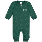 Baby Girls New York Jets Footless Pajamas-Gerber Childrenswear Wholesale