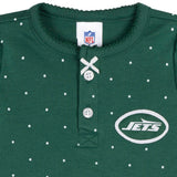 Baby Girls New York Jets Footless Pajamas-Gerber Childrenswear Wholesale