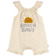 Baby Girls Oatmeal Speckle Sleeveless Ruffle Romper-Gerber Childrenswear Wholesale