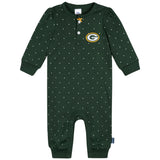 Baby Girls Green Bay Packers Footless Pajamas-Gerber Childrenswear Wholesale