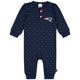 Baby Girls New England Patriots Footless Pajamas-Gerber Childrenswear Wholesale