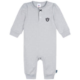 Baby Girls Las Vegas Raiders Footless Pajamas-Gerber Childrenswear Wholesale